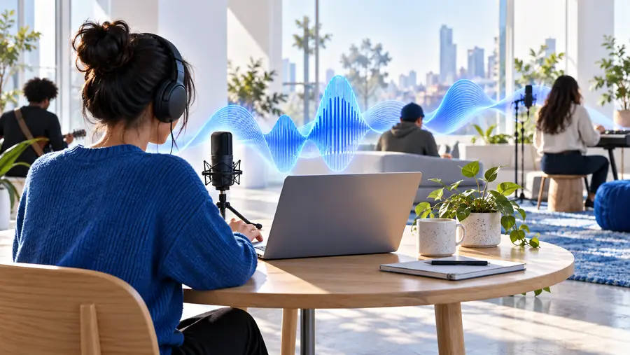 Text to speech workflow showing a more structured audio direction