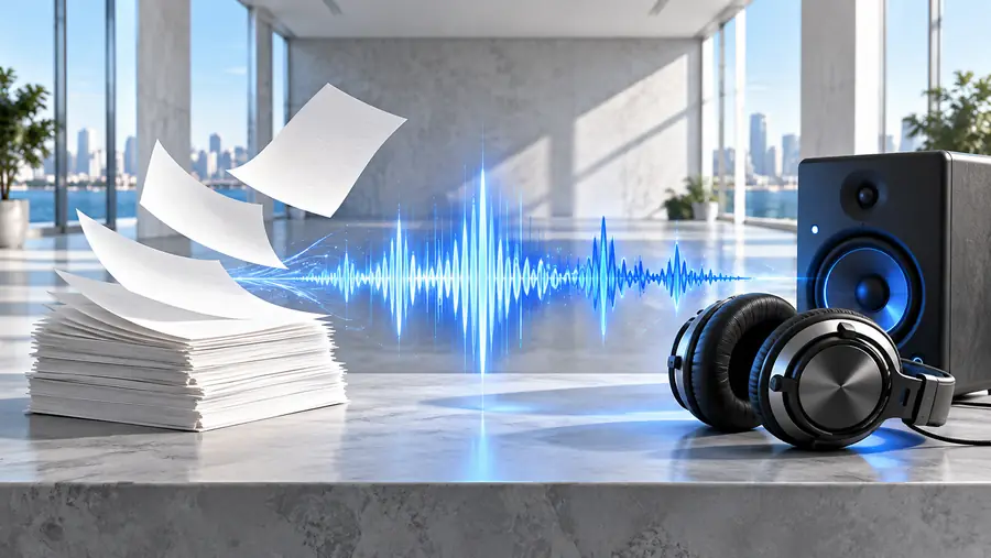 Studioähnliche Benutzeroberfläche zur Produktion gesprochener Audiodaten